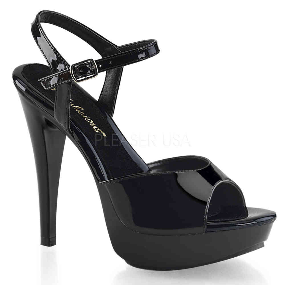 Fabulicious - COCKTAIL509 Ankle strap sandal - Black Product image